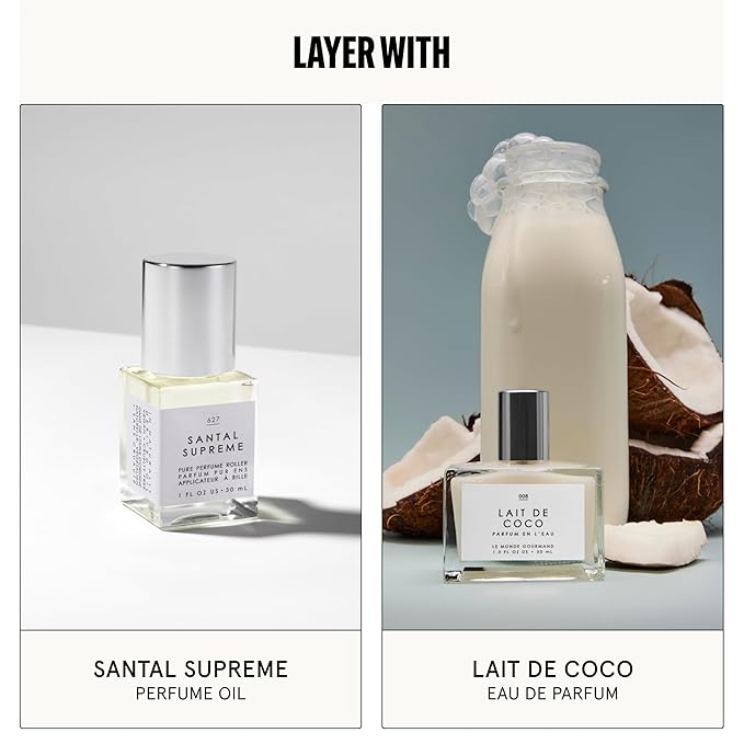 Le Monde Gourmand Santal Supreme Spray Eau de Parfum - Sandalwood, Violet, Musky Perfume Notes - 1 fl oz (30 ml)
