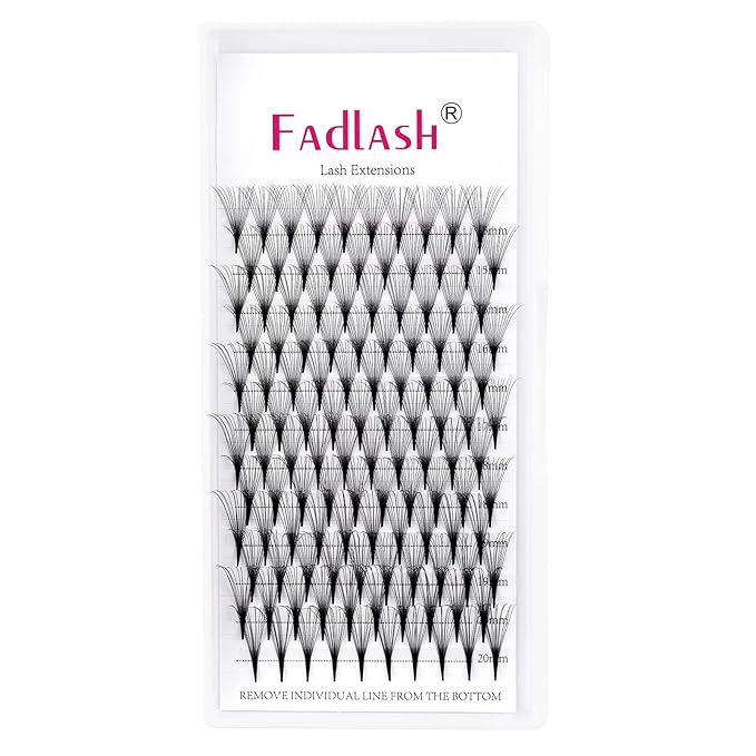 Premade Lash Fans 3D to 20D Pointy Base Volume Lash Extensions Premade Fans Eyelash Extensions Pro Point Premade Lash Extensions Fans 0.05 0.07 0.10 C CC D DD Curl Available (14D-0.07C, 15-20mm)