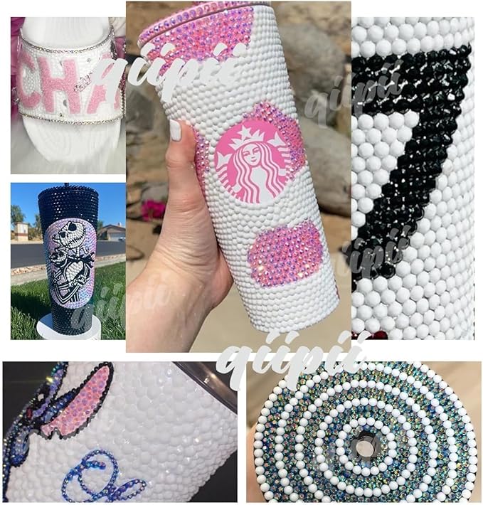 3mm 4mm 5mm Mix Bag Resin Rhinestones for Crafting Flatback Jelly Stones Bulk Diamonds Crystals Gems Charms for Nails Face Eyes Makeup Mugs Tumblers Bottles DIY Crafts Clothes Shoes