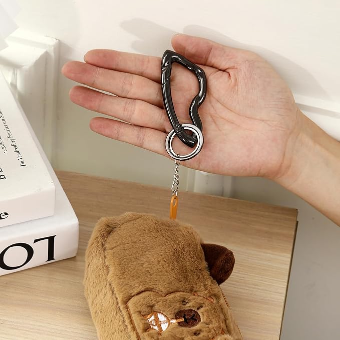 Cute Y2K Carabiner Keychain Clips Irregular Cool Multi-Use Large Heavy Duty Carabiner Hook Key Ring Outdoor Accessories Buckle