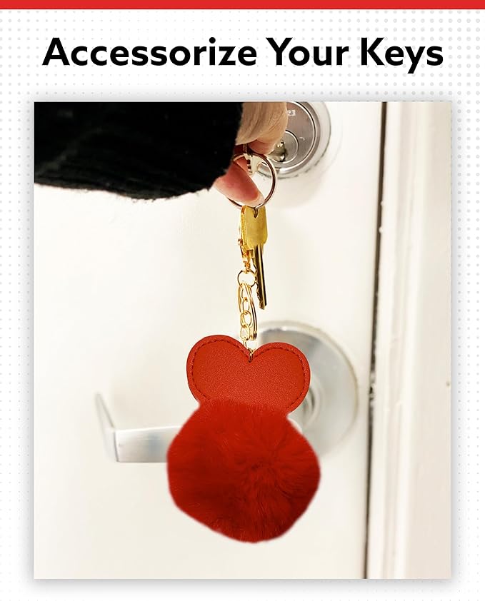 ALPI Super Plush Keychain - Cute Keychain for Bags, Keys, & More - Adorable Purse Charm - Pack of 5