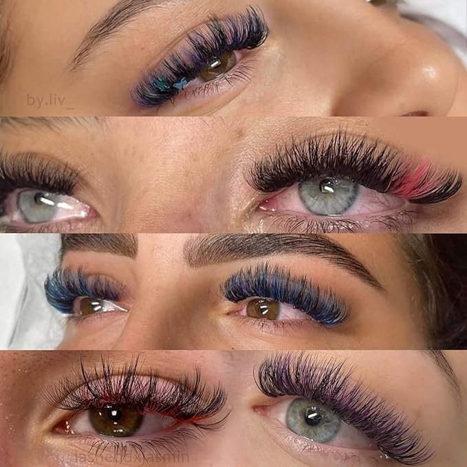 VAVALASH Colored Lash Extensions Dark Brown Eyelash Extensions 0.03 0.05 0.07 Volume Lash Extension 8-15mm Mixed Lashes C D Curl Premium color Lashes Extension(Dark Brown-0.03-C-8-15mm)