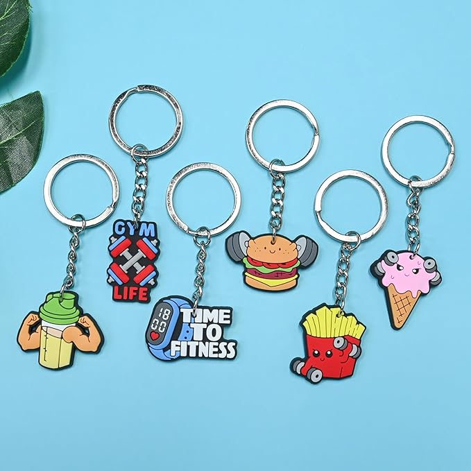 Keychains Bulk DIY Cute Keychain Charms Backpack Charms for Girls Backpack Keychains PVC Key Ring Party gifts