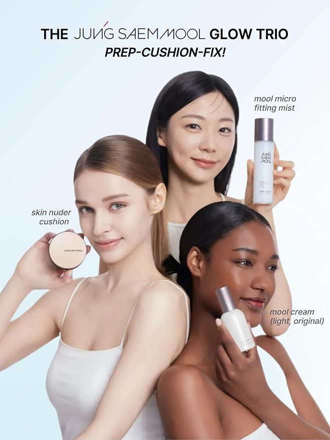 JUNG SAEM MOOL [ SPF ] Essential Skin Nuder Cushion (23 Medium Deep) | Refill Not Included (0.49 Fl Oz) | SPF50 Broad Spectrum | Natural Finish | Makeup Artist Brand