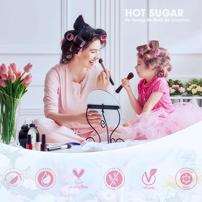Hot Sugar Makeup Kit for Girls 10-12, Girls Makeup Set Ages 8-12, 14-16, Beauty Box with Real Cosmetics for Women (Mermaid)