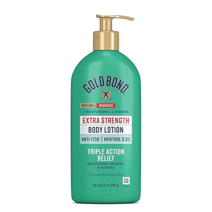 Gold Bond Medicated Extra Strength Body Lotion, 14 oz., Moisturizes, Relieves & Soothes