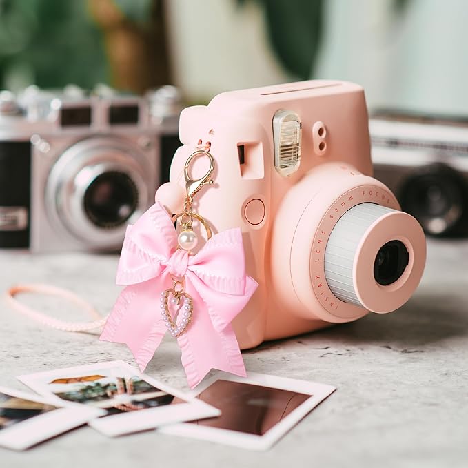 Joez Wonderful Bow Keychains, Coquette Pearl Bookbag Charms, Cute Bow Accessories for Wistlet, Purse, Car Keys