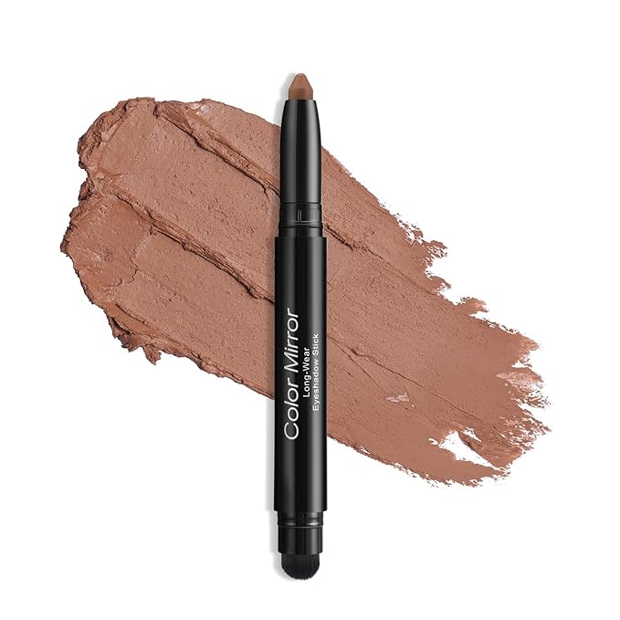 Longwear Cream Eye Shadow Sticks(30 Matte Chocolate), Smudge-Proof, Waterproof Eyeshadow,Silky Formula Glitter With Makeup Brush,Brown Eyeshadow Stick