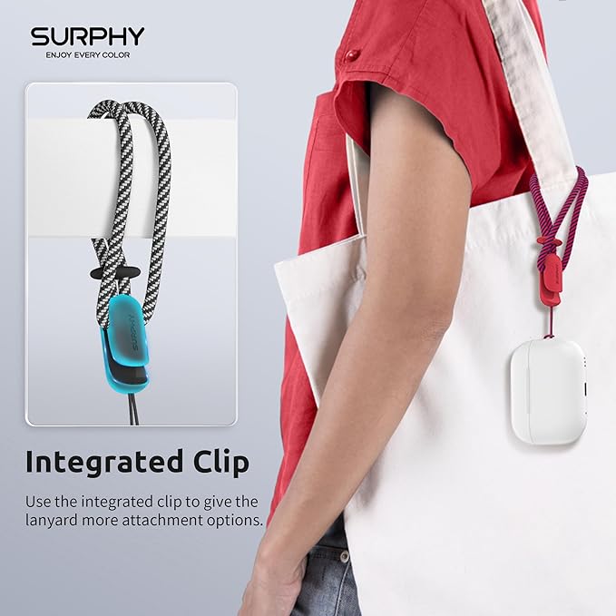 SURPHY 3 Pack Phone Wrist Strap with CellPhone Tether Tab, Cellphone Lanyard, Phone Strap with 2-Color Braided, Wrist Lanyard