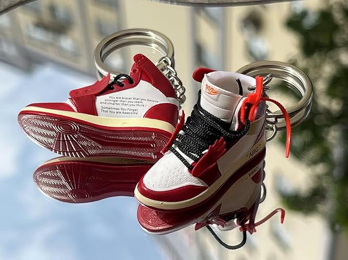 MPK 3D Mini Shoe Keychain,Sneaker Shoe lovers Keychainirthday Birthday Party Mystery Goodie Bag Prizes