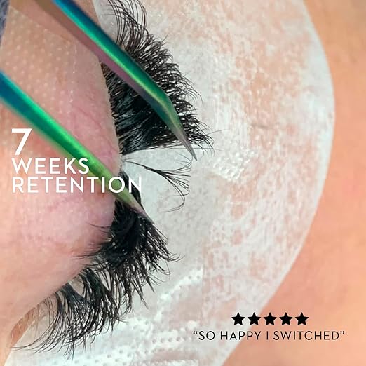 One V Salon Strong Triple Threat Advanced Eyelash Extension Glue (0.17fl.oz/5ml)/ 0.5 Sec Dry/up to 8 Weeks Retention/Professional Supplies