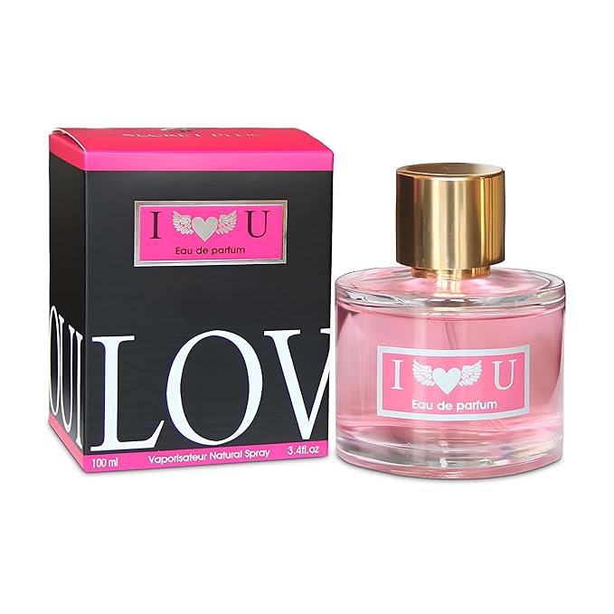 AFLUXE Women's Perfume Combo Set Milano Women&I Love U Floral Fruity Fragrance Eau De Parfum Elegant 100ml Bottle Natural Spray Each for Daily Used