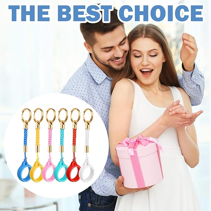Lip Balm Holder Key Chains Cap For ChapStick,Lip Gloss Lipstick Holder KeyChain, Christmas Gifts Stocking Stuffers