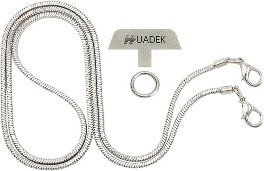 Snake Chain Phone Strap Universal phone lanyard phone strap connector (Snake-Chain（Silver color） F6)
