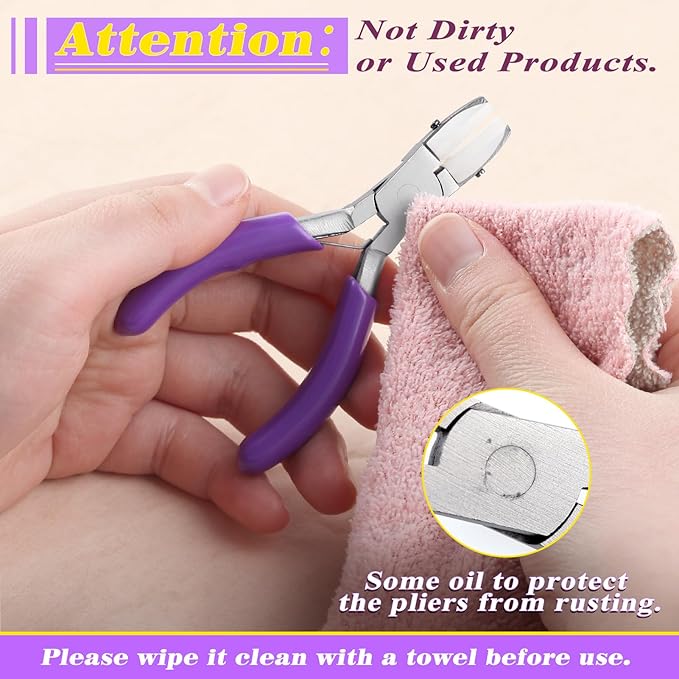 SPEEDWOX Mini End Cutting Pliers - 3-Inch End Nipper, Jewelry Wire Cutters and Zipper Pliers