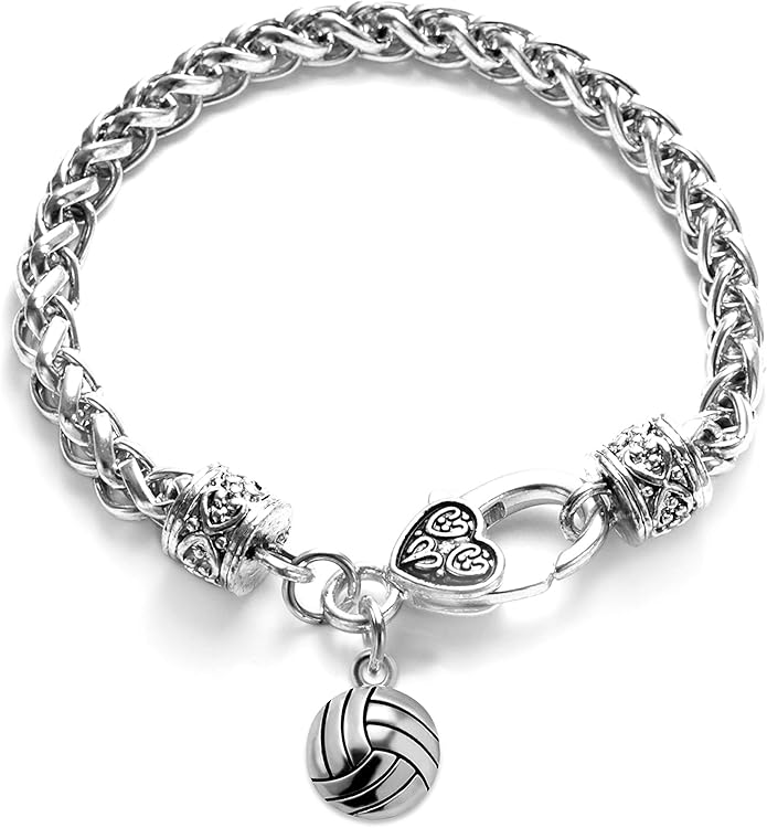 Inspired Silver - Silver Customized Charm Bracelet with Cubic Zirconia Jewelry