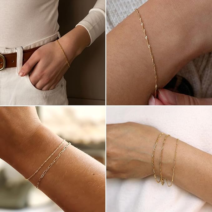 33 Feet 18K Gold PVD Plated Singapore Chains Roll, 1.7mm Width 304 Stainless Steel Gold Twisted Link Chain Bulk Spool for Jewelry Making DIY Craft