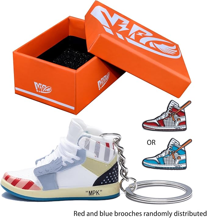 MPK 3D Mini Shoe Keychain,Sneaker Shoe lovers Keychainirthday Birthday Party Mystery Goodie Bag Prizes