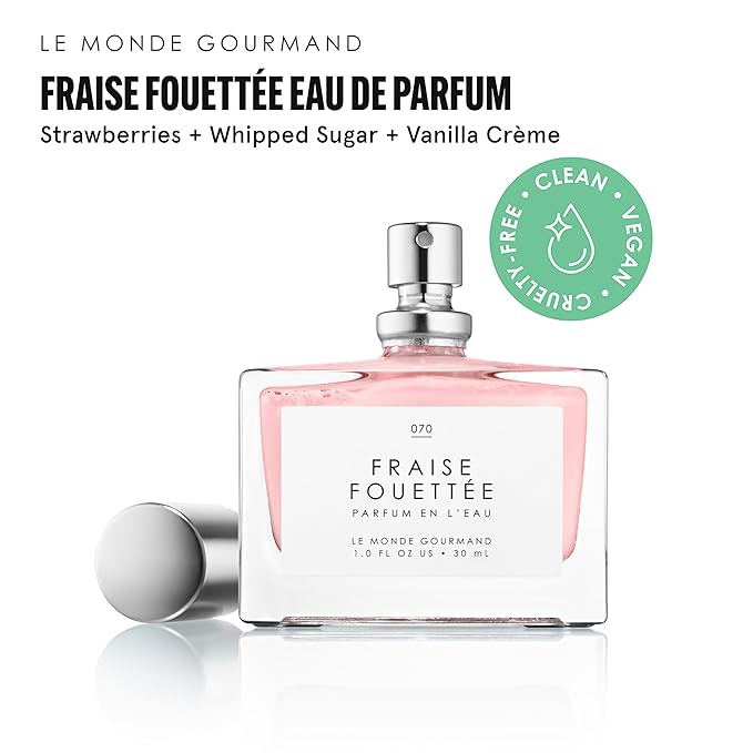 Le Monde Gourmand Fraise Fouettée Spray Eau de Parfum - Vanilla, Strawberry, Sugar Perfume Notes -1 fl oz (30 ml)