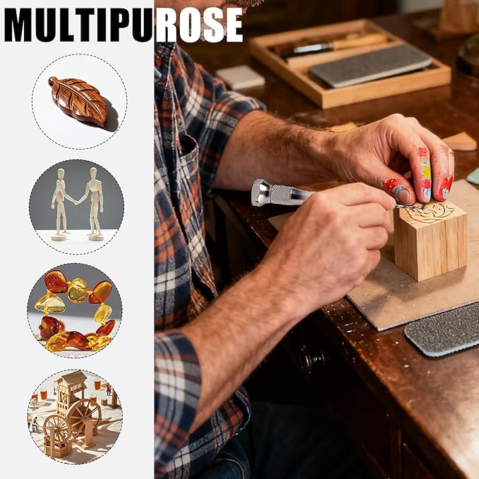 112 Pieces Precision Pin Vise Hand Drill Set Metal Manual Craft Drill Clamping with Micro Twist Bits for Jewelry, Wood, Manual Work DIY, Model Making TS/SDZKQ-01