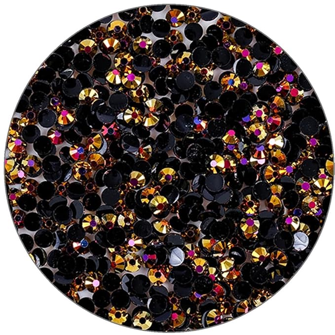 1000 Pieces SS20 5mm Flatback Rhinestones Clear Glasses Round Gems AB Crystals for Nail Art DIY Crafts Clothes Glitter Stones （Rose Red）