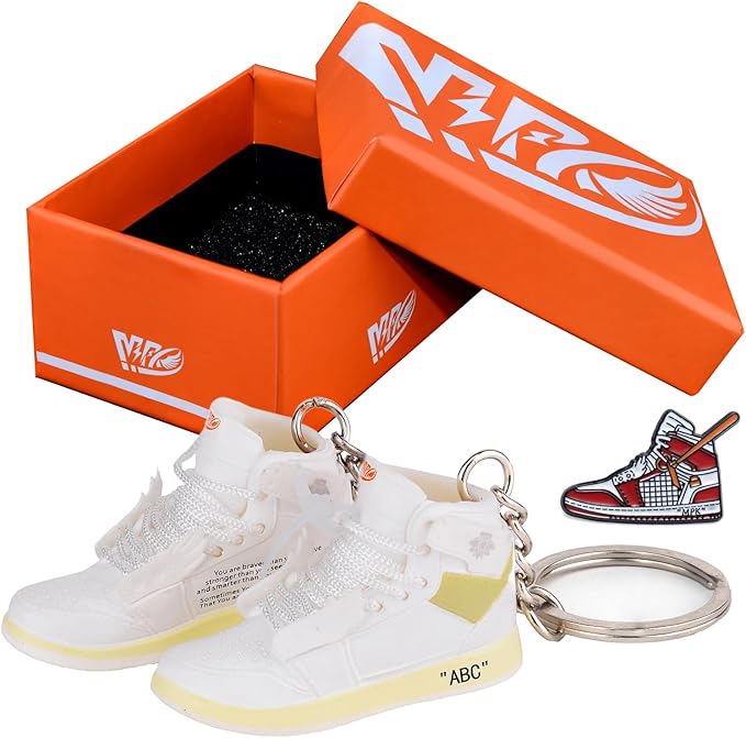 MPK 3D Mini Shoe Keychain,Sneaker Shoe lovers Keychainirthday Birthday Party Mystery Goodie Bag Prizes