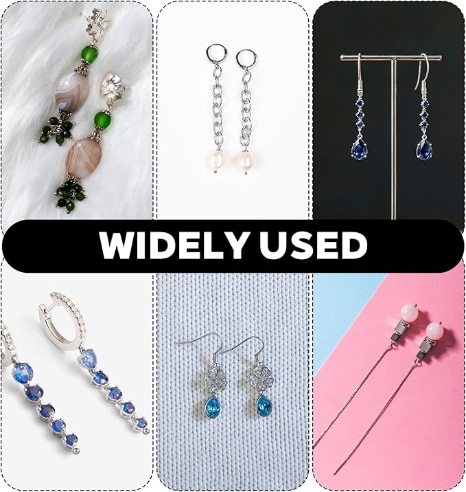 500 Pcs 40mm Ball Head Pins 304 Stainless Steel Jewelry Head Pins for Jewelry Making DIY Charm Beads Earring Necklace Bracelet (Silver)