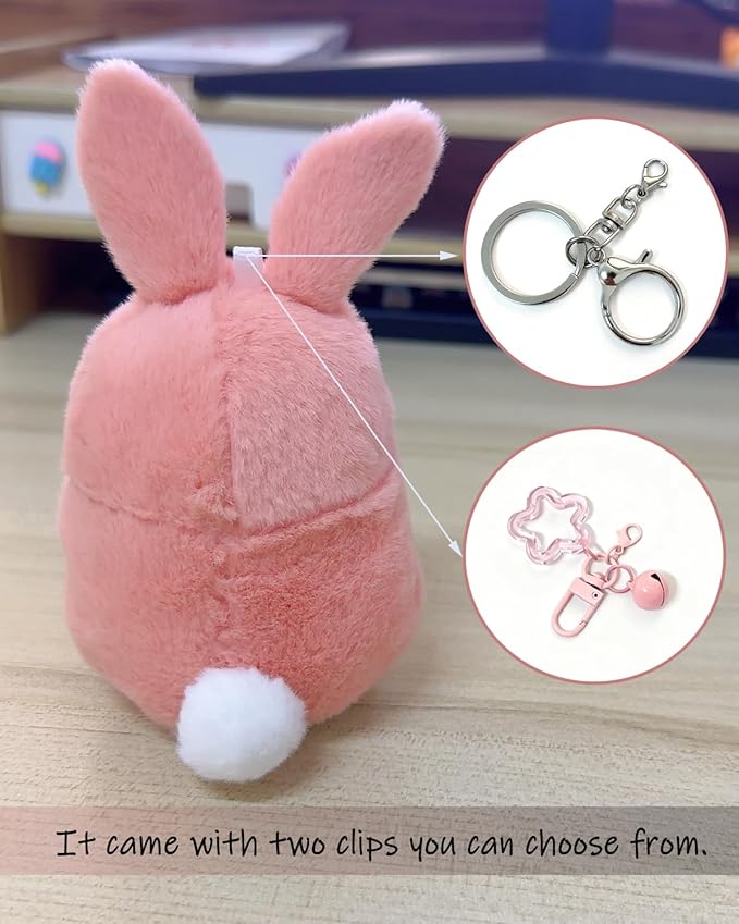 Penguin Plush Keychain Cute Stuff Cosplay Costume Change Clothing Donut Frog Unicorn Shiba Inu Bunny Tiger keyring