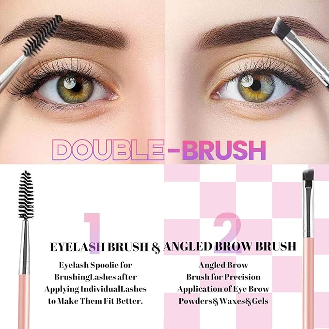 Qiveaory DIY Lash Extension Kit 684pcs Individual Lashes Clusters D Curl Eyelash Extension Kit with Lash Bond and Seal,Eyelash Remover Tweezers Brush(10-18mm,50D+60D+80D+100D) Lash Books DIY at Home
