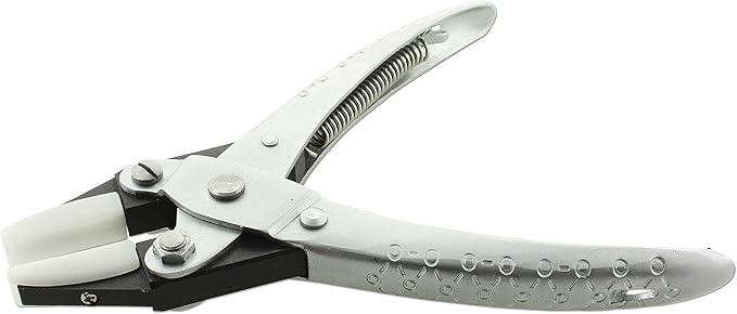 The Beadsmith Parallel Pliers – Double Nylon Flat Nose Jaws – Uniform Pressure to Provide a Consistent Grip – Textured Metal Handles – Replacement Jaws Included – Steel Tool for Jewelry Making