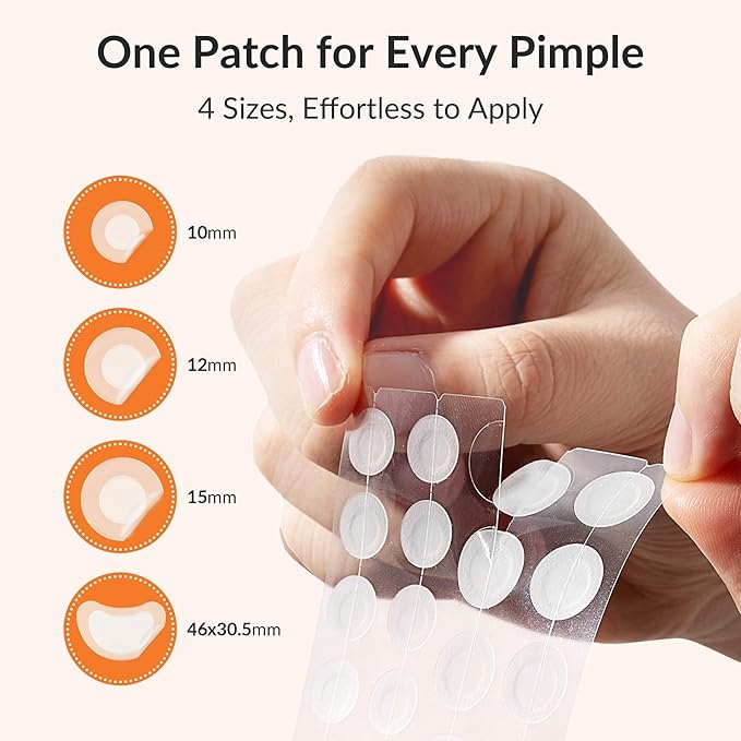 RPE Life Korean Pimple Patches – Invisible Acne Stickers with Salicylic Acid & Hydrocolloid, Miracle Patches for Pimples Zit Stickers Blemish Dots Pimple Stickers for Face Overnight Healing - 72 Count