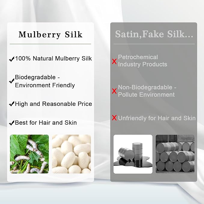 ZIMASILK 100% Pure Mulberry Silk Pillowcase for Hair and Skin Health,Soft and Smooth,Both Sides Premium Grade 6A Silk,600 Thread Count,with Hidden Zipper,1pc (King 20''x36'',Golden)