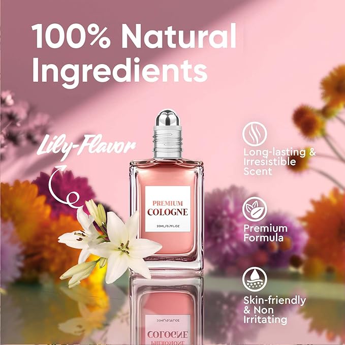 TDZLDM Pheromone Perfume for Women, Long-Lasting Fragrance Oil with Natural Essence, Elegant Scent to Enhance Your Allure and Confidence, 0.7Fl Oz