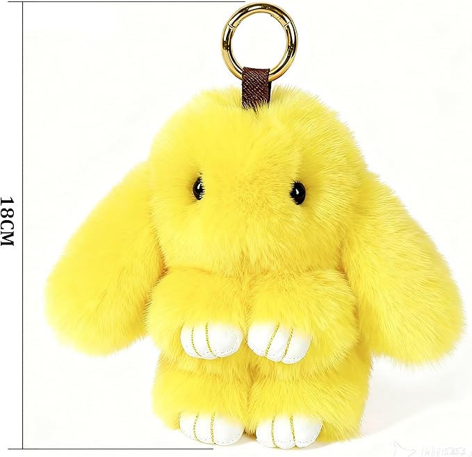 Cute Plush Keychain, Car Pendant, Bag Purse Backpack Charm Accessory, Gift for Girls Women