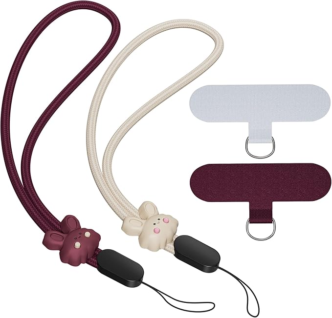 SURDOCA Adjustable Phone Lanyard Wrist Strap, Camera Wrist Strap, Nylon Wrist Lanyard, Anti Theft Strap, Lanyard for Earphone, USB Flash Drive, ID Name Tag Badge