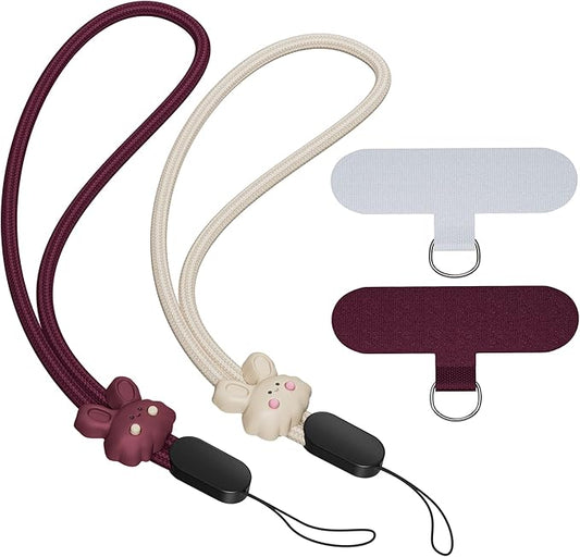 SURDOCA Adjustable Phone Lanyard Wrist Strap, Camera Wrist Strap, Nylon Wrist Lanyard, Anti Theft Strap, Lanyard for Earphone, USB Flash Drive, ID Name Tag Badge