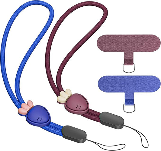SURDOCA Adjustable Phone Lanyard, Camera Wrist Strap, Nylon Wrist Lanyard, Phone Wristlet, Anti Theft Phone Strap, Lanyard for Earphone, USB Flash Drive, ID Name Tag Badge
