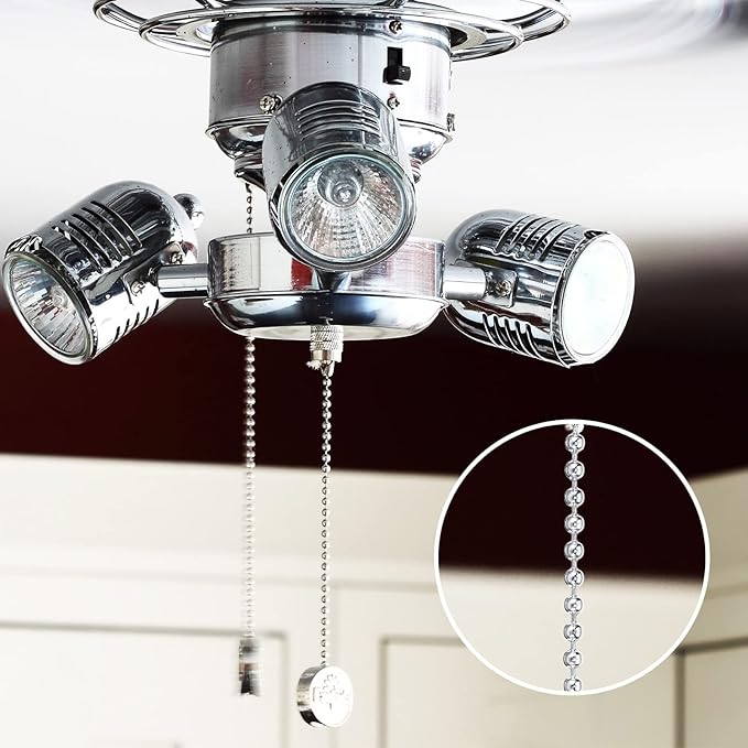 Mudder 65 ft Ball Necklace Chains, 2. 4mm Bead Link Dog Tag Chain Roll with 40 Ball Connectors and Plier for Necklace Hanging Ornament Key Chain Dog Pet Tags(Silver)