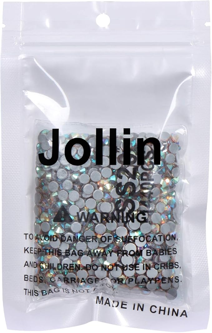 Hot Fix Crystal Flatback Rhinestones Glass Diamantes Gems 4.8mm(20ss 1440pcs, Dawnlight)