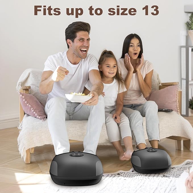 2026 Upgraded Shiatsu Foot Massager with Heat and Compression, FSA Eligible HSA Store Eligible, Remote Control, Foot Massager for Plantar Fasciitis, Neuropathy,Valentine's Day Gifts, Men, Women