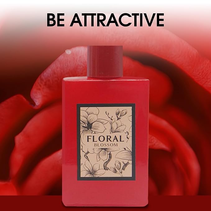 A CENTER 4PCS Perfume Set for Women - Floral Fragrance Gift Set with Vanilla,Sweet Fruity, Eau De Parfume| 3.4 Fl Oz Each Women's Cologne(Valentine Milano,Valuable,Sweet Cherry,Floral Bloom)