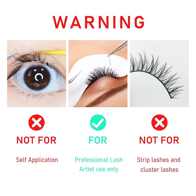 VEYES INC Eyelash Extension Glue - Extra Strong Professional Lash Glue 5ml | 1 Sec Drying time | Retention - 8 Weeks | Black Adhesive for Semi-Permanent Extensions Salon Use for Lash Tech