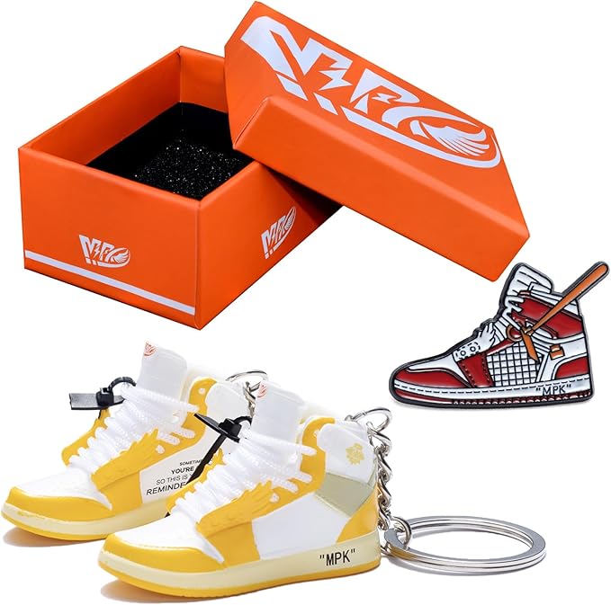 MPK 3D Mini Shoe Keychain,Sneaker Shoe lovers Keychainirthday Birthday Party Mystery Goodie Bag Prizes
