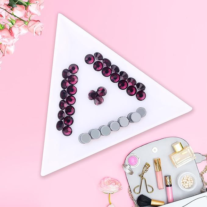 Hot Fix Crystal Flatback Rhinestones Glass Diamantes Gems 8.4mm(40ss 144pcs, Amethyst)