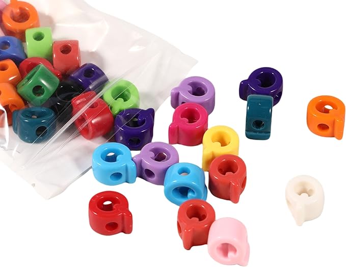 40 PCS Letter Beads 3D Acrylic 22mm x 18mm Q Loose for Jewelry Making Bracelet Necklaces Keychain Phone Bag Chain Key Chains(Mixed Color Q)