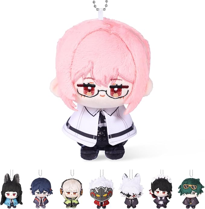 UTIEHD Zenless Zone Zero Plush Keychains, Cute 4 Inch ZZZ Collectible Dolls, Compact Size for Bags and Keys for Fans