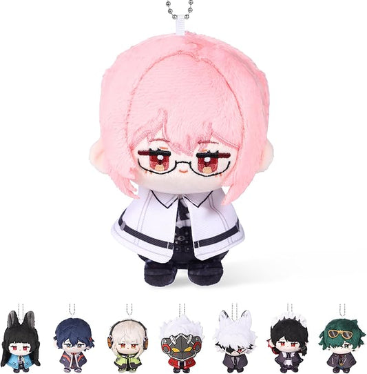 UTIEHD Zenless Zone Zero Plush Keychains, Cute 4 Inch ZZZ Collectible Dolls, Compact Size for Bags and Keys for Fans