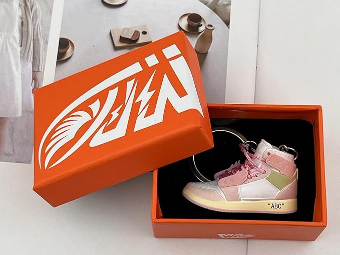 MPK 3D Mini Shoe Keychain,Sneaker Shoe lovers Keychainirthday Birthday Party Mystery Goodie Bag Prizes