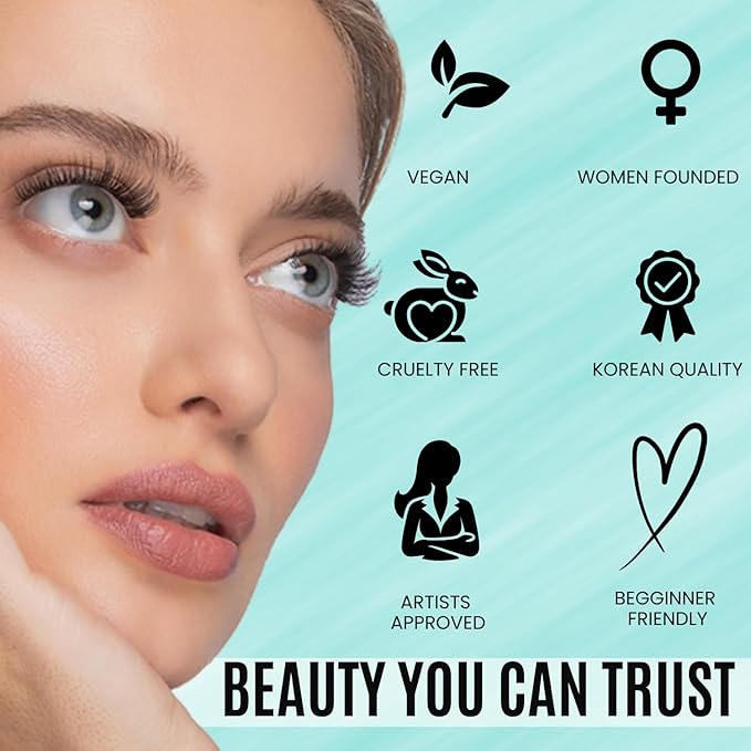 GAZELLE Luxury Natural Lash Clusters, Soft Korean Silk PBT Fibers, DIY Cluster Eyelash Extensions, Comfortable Wear, Lasts 10 Days – Sensual – 16mm