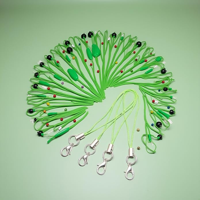20 Pcs Mobile Phone Rope Strap Charm Lariat Lanyard with Lobster Clasp Cords, Cell Phone Charms, Car Keychain, for Cellphone/USB Drive/Keychain/DIY Jewelry Accessories